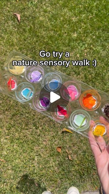 Play 2 Progress on Instagram: "One of our favorite enriching outdoor activities- a nature sensory walk! A great way to use recycled materials, get outside, and engage your sensory system🌿🪻🌸☀️

All you need is an old egg carton and some markers. Go get some sunshine today!

#naturewalk #sensorywalk #sensoryactivities #sensoryfriendly #outdooractivities #kidsactivities #summeractivities #summercamp #sensorysystem #sensoryplay #outdoors #artsandcrafts" Nature Walk Activities, Sensory Walk, Text Analysis, Sensory System, Sensory Friendly, Egg Carton, Sensory Activities, Sensory Play, Walking In Nature