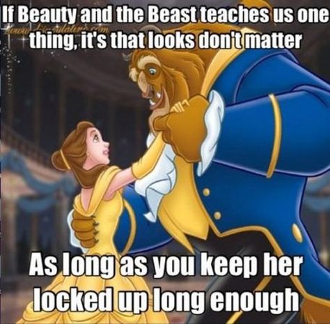 32 Examples of Cartoon Logic That Makes Perfectly No Sense - Team Jimmy Joe Beauty And The Beast Library, Disney Lessons, Cartoon Logic, Disney Quotes Funny, Stockholm Syndrome, Cinderella Disney, Disney Memes, Disney Quotes, Disney Funny