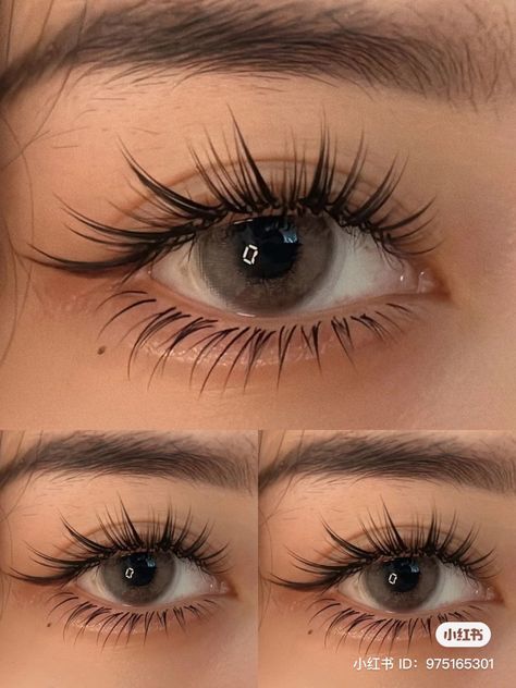 Natural Fake Lashes, Anime Lashes, Volume Eyelashes, Lashes Natural Look, Natural Fake Eyelashes, Manga Lashes, Lashes Fake Eyelashes, Cute Eye Makeup, Perfect Eyelashes