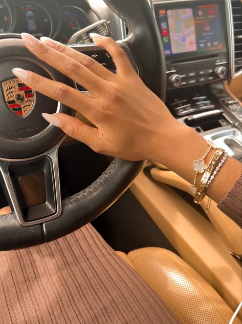 Driving Aesthetic Porsche, Driving Porsche Aesthetic, Porche Interiors Car, Driving Black Women, Black Woman Driving Car Aesthetic, Porsche Girl Aesthetic, Driving Aesthetic Black Women, Woman Driving Car Luxury, Porsche Mom Aesthetic