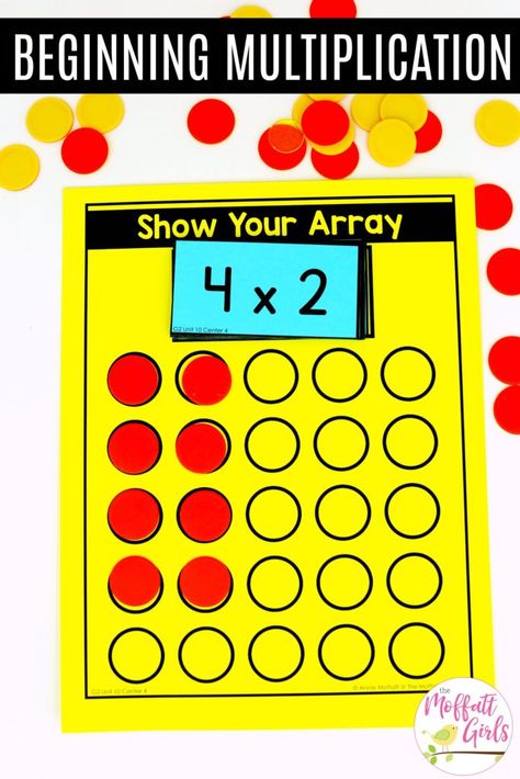 Big Ideas Math 2nd Grade, 2nd Grade Math Standards, Third Grade Math Classroom, Math Activities 2nd Grade, 2nd Grade Math Activities, Teaching Multiplication, Math Multiplication, Math Intervention, 3rd Grade Classroom