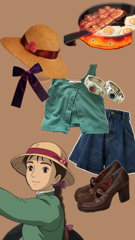 My take on Sophie’s look, just modernized! Ponyo Inspired Outfit, Teenager Outfits, Outfit Goals, Castle, Outfit Inspirations, Film, Disney