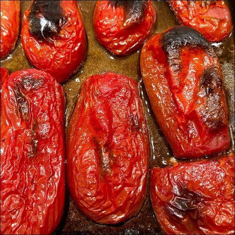 Fire Roasted Tomatoes Recipe, Roasted Tomato Recipes, Oven Roasted Tomatoes, Roasted Tomato Sauce, Pizza Sauce Homemade, How To Make Fire, Stewed Tomatoes, Fire Roasted Tomatoes, Perfect Pasta