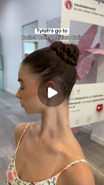 Ballet Hairstyles Dancers, Ballet Bun Ideas, Hairstyles For Competition, Ballet Bun Hairstyles, Sleek High Bun, Ballerina Hairstyles, Ballet Buns, Claudia Dean, Ballet Hair