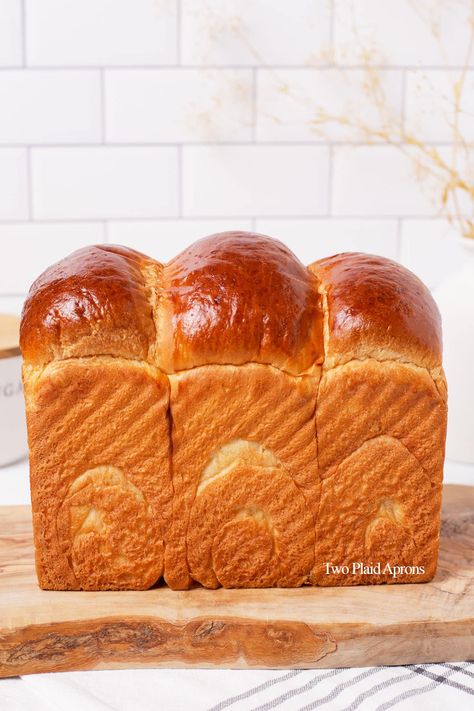 Japanese Milk Bread | Two Plaid Aprons Soft Milk Bread Recipe, Soft Bread Recipe, Japanese Milk Bread, Milk Bread Recipe, Japanese Cheesecake, Milk Bread, Artichoke Recipes, Best Bread Recipe, Savory Bread