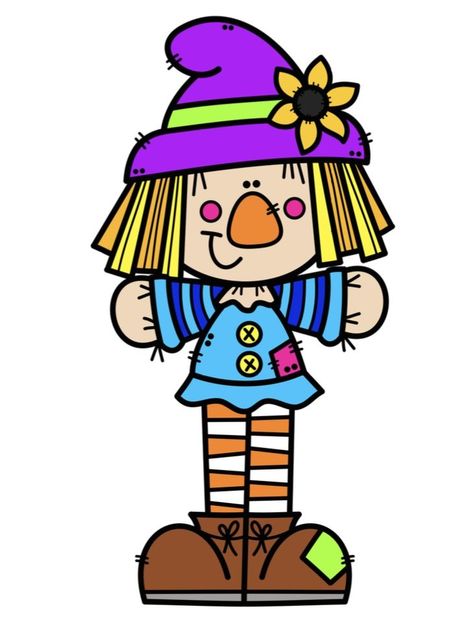 Doodle Fall, Fall Characters, Scarecrow Drawing, Farm Clipart, Fall Windows, Creative Clips, Creative Clips Clipart, Teacher Clipart, Fall Fest