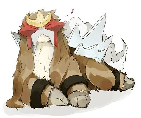 Entei, my favorite! HNNNG SO CUTE <3 Pokemon Entei, Entei Pokemon, Dog Pokemon, Pokemon Show, Pokémon Master, Pokemon Teams, All Pokemon, Pokemon Fan Art, My Pokemon