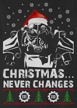 Vault 111 t-60 2020 Fallout Christmas, Vault 111, Fallout, Video Game, Video Games, Drinks, Movie Posters, Christmas, Quick Saves