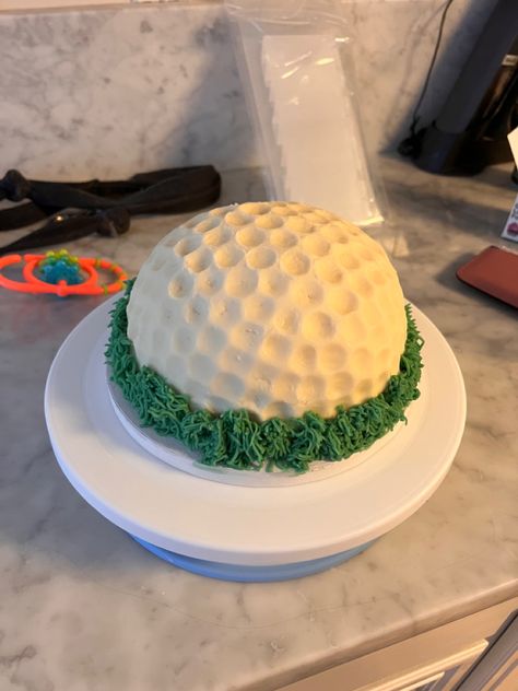 Golf Ball Cake, Golf Ball, Baking, Cake, Birthday