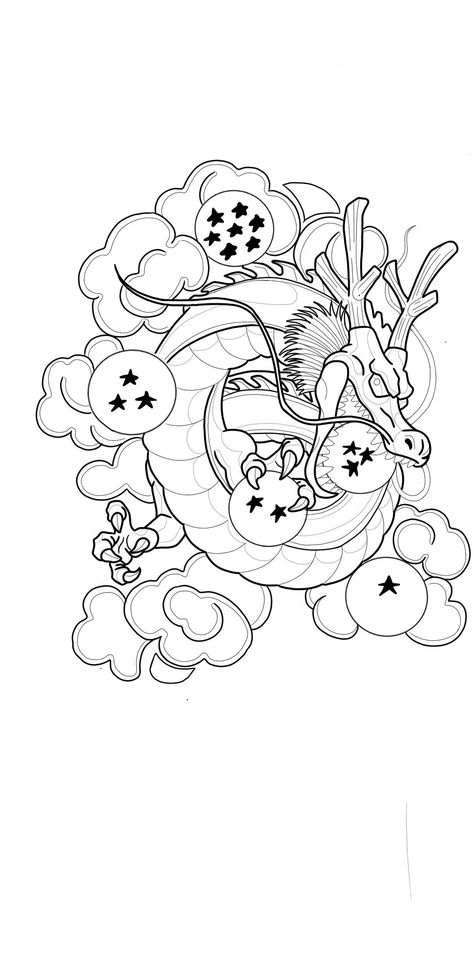 Find & Download Free Graphic Resources for Coloring Pages Svg. 100000+ Vectors, Stock Photos & PSD files. ✓ Free for commercial use ✓ High Quality Images. Dragon Ball Z Dragon Drawing, Dragon Ball Shenron Drawing, Dragon Ball Z Outline, Shenron Tattoo Stencil, Dragon Ball Z Flash Tattoo, Dragon Ball Z Stencil, Anime Tattoo Stencil Outline, Shenron Sketch, Tattoo Stencils Dragon