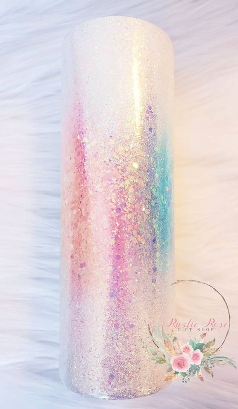 Unicorn Burst Tumbler, Rainbow Unicorn Tumbler, Rainbow Glitter Tumbler, Easter Tumbler Ideas, Tumbler Business, Unicorn Tumbler, Giveaway Post, White Tumbler, Rustic Rose