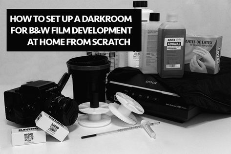 A list of everything you need to start developing black and white film at home #filmphotography #darkroom #filmisnotdead #photography Home Darkroom Photography, Develop Film At Home, Darkroom Equipment, Developing Film, Darkroom Photography, Film Developing, Dark Room Photography, Manual Photography, One Suitcase