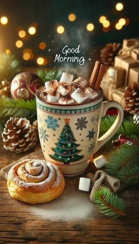 Christmas Abbott, Good Morning Christmas, Good Morning Winter, Mistletoe Christmas, Idee Cricut, Christmas Scenery, Home For Christmas, Good Morning Coffee, Last Christmas