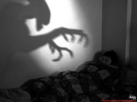 Unlike the visuals in nightmares or lucid dreams, which occur when the eyes are closed in REM sleep, these hallucinations occur in the state between sleeping and waking when the mind is alert and the eyes are open. True visual and auditory hallucinations during sleep paralysis are relatively rare, according to Breus, but many patients report feeling an undeniably strange or scary presence in the room. Plus, sleep paralysis is just super frightening to begin with, so it often triggers a panick... Out Of Body Experience, Shadow Monster, Night Terror, Dream Symbols, Bad Dreams, What Really Happened, Lucid Dreaming, Insomnia, The Well