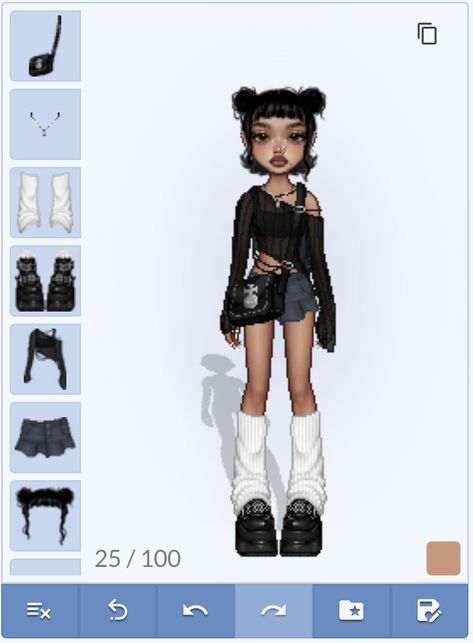 Everskies Short Hair, Roblox Design, Drawn Outfits, Imvu Fits, Ap Portfolio, Everskies Fits, Everskies Outfits, Idol Fashion, Dr Closet