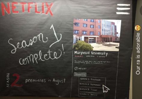 Netflix Ra Board, Netflix Bulletin Board, Res Life Bulletin Boards, Ra Door Decs, Ra Bulletins, Ra Boards, Ra Bulletin Boards, Res Life, Resident Assistant