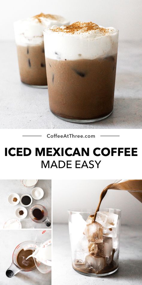 Spicy Coffee, Mexican Coffee Recipe, Nespresso Recipes, Starbucks Order, Halloween Breakfast, Mexican Coffee, Iced Coffee Drinks, Recipes Pumpkin, Sweet Coffee