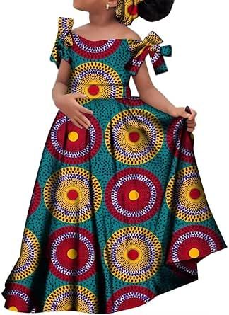 XIAOHUAGUA Kids Girls African Dashiki Dress Printed Vestidos Kids Cute Party Dresses African Dress For Kids Girl, African Dress For Kids, Kids African Dresses, Party Dresses For Kids, Cute Party Dresses, African Dashiki Dress, African Party Dresses, Dashiki Dress, Dresses For Kids