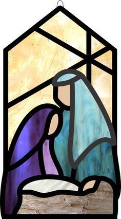 Stained Glass Nativity, Stained Glass Quilt, Stained Glass Patterns Free, Wine Glass Art, Stained Glass Ornaments, Nativity Ornaments, Stained Glass Christmas, Nativity Crafts, Stained Glass Diy