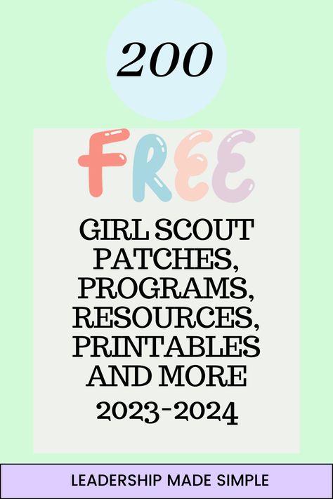 200 Free Girl Scout Patches, Programs, Resources and Printables 2023-2024 - Troop Leader Daisy Cybersecurity Badge Activities, Multi Level Troop Meeting, Daisy Patches Activities, Girl Scout Poster Ideas, Brownie Badges 2023, Daisy Brownie Combined Troop, Junior Girl Scout Meeting Ideas, Daisy Troop Leader, Girl Scout Juniors Activities