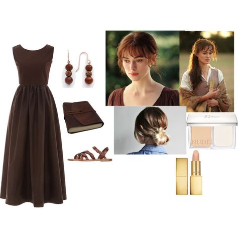 Elizabeth Bennett Inspired Outfits, Elizabeth Bennet Inspired Outfit, Elizabeth Bennet Outfit, Elizabeth Bennet Costume, Elizabeth Bennet Aesthetic, Elizabeth Bennet Dress, Literary Outfits, Classy Costumes, Jane Austen Clothing