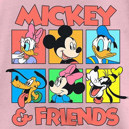 Character: Mickey And FriendsClosure Type: Pullover HeadFit: Regular FitNeckline: Crew NeckSleeve Length: Short SleeveFiber Content: 100% CottonFabric Description: KnitCare: Machine Wash, Tumble DryCountry of Origin: Imported Friends Graphic, Mickey Mouse Family, Disney 2024, Mickey And Friends Drawing, Mickey And Friends Wallpaper, Micky And Minnie Shirt, Disney Character Print T-shirt For Summer, Pink Cartoon Print T-shirt For Disney Trips, Multicolor Cartoon Print T-shirt For Disney Trips