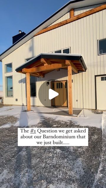 130K views · 6K likes | Cole & Morgan on Instagram: "People ALWAYS seem to think that it must be really difficult to heat a Barndominium……

Weve had no issues keeping our home nice and cozy this winter and here’s how:

-we have radiant heat in our concrete floors aswell as in our ensuite upstairs 
-large wood burning fireplace in our living room (@valcourtfireplaces)
-forced air (which we haven’t even used for heat yet!) 
-blaze king fireplace in the shop
-overhead heaters in the shop 

We have heated our house predominately with just the heated floors so far and we have been blown away by the heat that they produce! 

Drop any questions below! 

#barndominium #barndominiuminspo #barndominiumliving #shophouse #metalbyuldinghome #heatedfloors #countryhome #barndo #barndominiumbuid #homedesi Fireplace In Barndominium, Concrete Floor Barndominium, Barndominium Concrete Floors, Concrete Floors In House, Heated Concrete Floor, Future Farms, Instagram People, Heated Floors, Radiant Heat