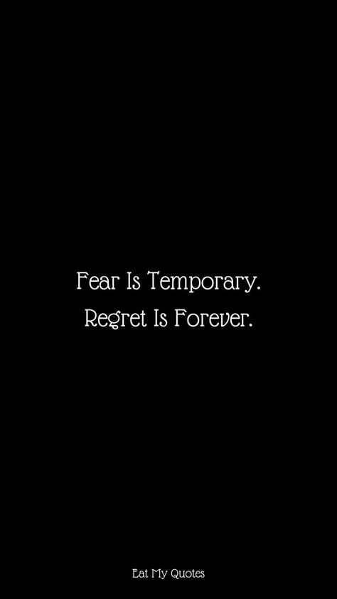 Temporary Quotes, Regret Quotes, Quotes Gym, Fear Quotes, Stoic Quotes, Study Quotes, Motivational Wallpaper, Note To Self Quotes, Badass Quotes