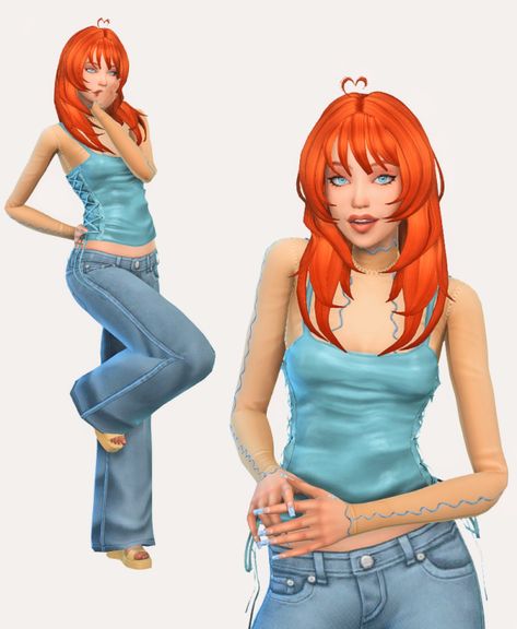 Sims 4 Cas Mods Outfits, Sims 4 Cc Y2k Hair Maxis Match, Winx Sims 4 Cc, Sims Ideas People, Sims 4 Ideas People, Jeans Shoes Outfit, The Sims 2 Cc, Sims 4 Traits, Sims 4 Cc Skin