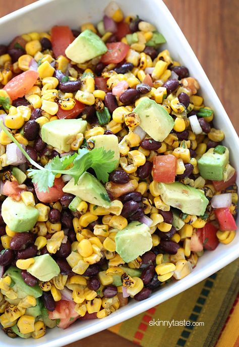 Southwestern Black Bean Salad | Skinnytaste Prep Meals, Black Bean Salad, Skinny Taste Recipes, Food Tasting, Bean Salad, Cucumber Salad, Good Healthy Recipes, Black Bean, Summer Salads