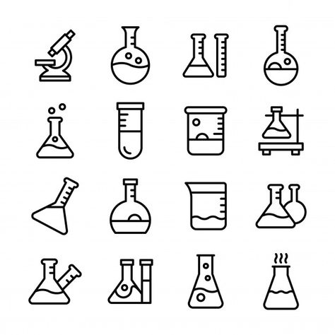 Discover thousands of Premium vectors available in AI and EPS formats Science Doodles Chemistry, Laboratory Apparatus Drawing, Chemistry Doodles, Science Drawing Ideas, Science Experience, Science Drawing, Chemistry Laboratory, Science Doodles, Chemistry Projects