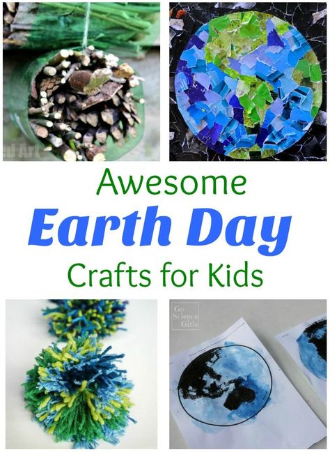 Awesome roundup of Earth Day activities and crafts! Perfect for preschoolers and kindergartners this spring! #EarthDayCrafts #Springcrafts #naturecrafts Earth Day Crafts For Kids, Earth Day Ideas, Nature Crafts For Kids, Earth Day Coloring Pages, Earth Day Projects, Earth Craft, Baby Sensory Play, Earth Day Crafts, Earth Day Activities