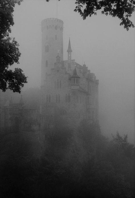 Lichtenstein Castle, Old Castle, Famous Castles, Castle In The Sky, Beautiful Castles, The Mist, The Fog, A Hill, A Castle