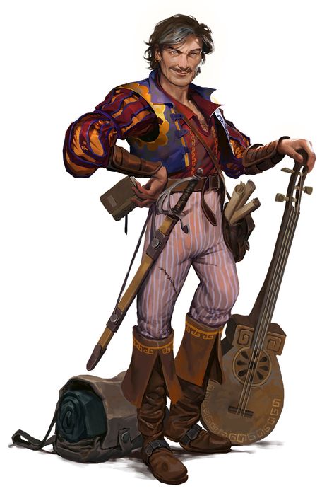 Dnd Bard, Heroic Fantasy, Human Male, Dungeons And Dragons Characters, Dnd Art, D&d Dungeons And Dragons, Dungeons And Dragons Homebrew, Arte Fantasy, Fantasy Rpg