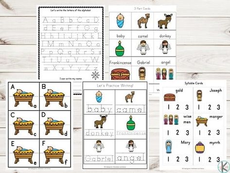 ⭐ FREE Printable Nativity Worksheets for Kindergarten Nativity Matching Game Free Printable, Nativity Worksheets, Nativity Preschool, Free Christmas Worksheets, Nativity Printables, Christmas Worksheets Kindergarten, Printable Nativity, Christmas Science Experiments, Christmas Math Worksheets