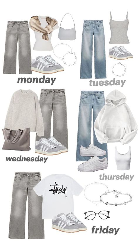 outfits for a whole week, dress code friendly! School Outfits Dress Code, School Fits, Dress Code, Dress Codes, School Outfits, Dress Outfits, Coding, Outfit Inspo, Quick Saves