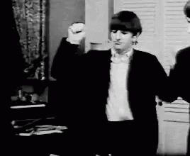 Ringo Starr The Beatles GIF - RingoStarr TheBeatles Dance - Discover & Share GIFs Beatles Gif, Richard Starkey, The Quarrymen, Beatles Ringo, Bug Boy, Beatles Songs, Dancing Gif, Ringo Starr, George Harrison