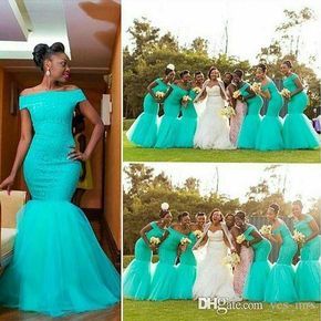 Tiffany Blue Prom Dress, Aqua Blue Bridesmaid Dresses, Nigerian Bridesmaid Dresses, Lace Bridesmaids Gowns, Gown Sleeves, Turquoise Bridesmaid, Mermaid Long Bridesmaid Dresses, African Bridesmaid Dresses, Turquoise Bridesmaid Dresses