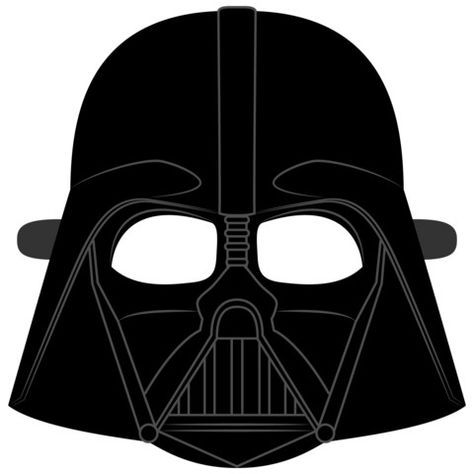 Darth Vader Helmet Drawing, Darth Vader Armor, Darth Vader Helm, Darth Vader Silhouette, Paper Mask Template, Handmade Gift Boxes, Darth Vader Mask, Star Wars Masks, Helmet Drawing