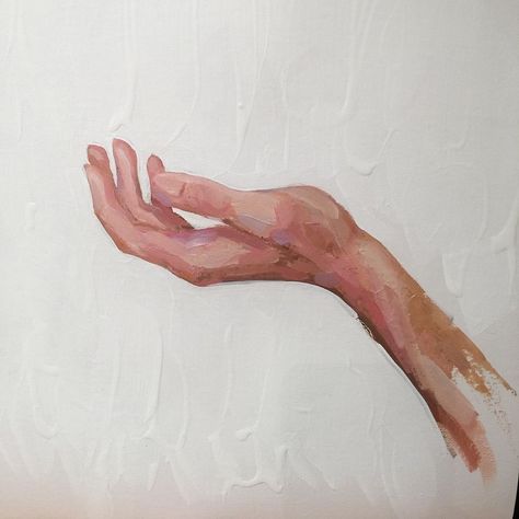 Lindsay Rapp, Simple Oil Painting, A Level Art Sketchbook, Open Hands, Art Painting Gallery, Art Organization, Ap Art, Hand Paint, Amazing Art Painting