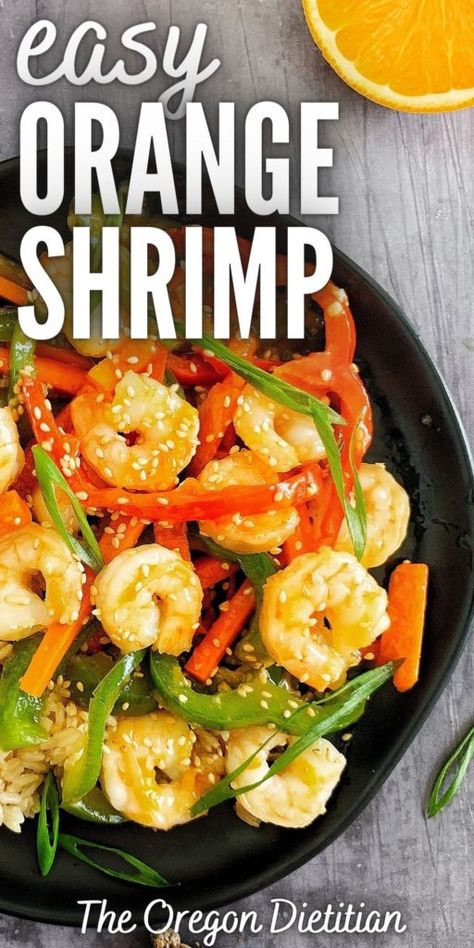 No Carb No Sugar Meals, Orange Shrimp Recipes, Fry Shrimp Recipes, No Sugar Meals, Stir Fry Shrimp, No Carb No Sugar, College Dinner, Orange Shrimp, Fry Shrimp