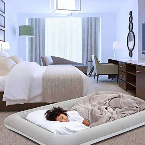 Kids Travel Bed, Blow Up Bed, Floor Bed Mattress, Portable Toddler Bed, Floor Beds, Toddler Travel Bed, Sleepover Beds, Blow Up Beds, Travel Bed