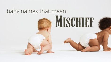 If you're looking to capture the playfulness only a mischievous child can bring, then check out this list of baby names that mean mischief. #babynames #girlnames #boynames Unique Names For Boys With Meaning, Names That Mean Mischief, Names That Mean Fighter, Hebrew Names Boys, Islamic Boys Names With Meaning, C Baby Boy Names, List Of Baby Names, Names Starting With C, Boy Middle Names