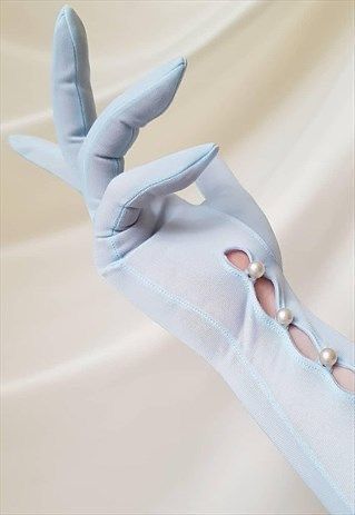 Bride Gloves, Gloves Aesthetic, Women Gloves, Elegant Gloves, Blue Gloves, Fashion Gloves, Gloves Women, Gloves Fashion, Wedding Gloves