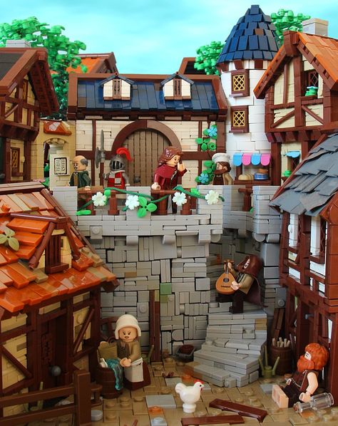 Lego Viking Village, Medieval Lego, Lego History, Lego Christmas Village, Lego Village, Best Lego Sets, Lego Medieval, Lego Wallpaper, Lego 4