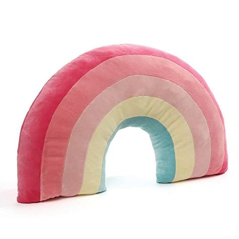 GUND Rainbow Pillow Stuffed Animal Plush, 24" Gund Daisy Bedroom, Rainbow Room Decor, Rainbow Bedroom, Rainbow Pillow, Boppy Pillow, Rainbow Room, Rainbow Nursery, Pink Chair, Diy Chair