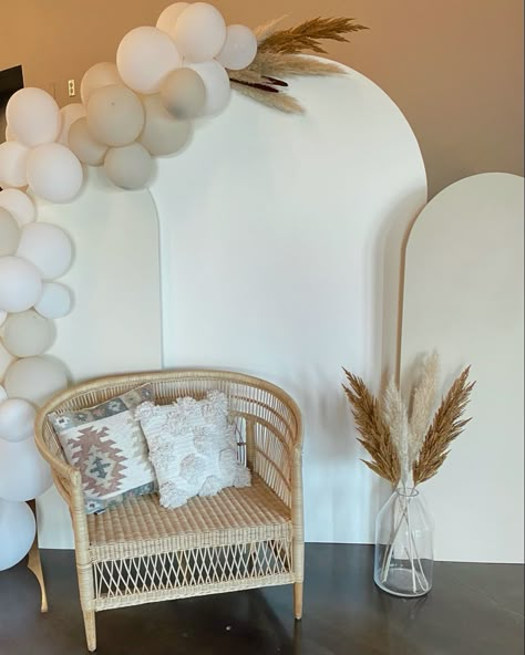 Simple Boho Photo Backdrop, Bridal Shower Wood Arch Backdrop, Arch Photo Backdrop With Balloons, Boho Balloon Arch Backdrop, Bridal Shower Wood Backdrop, Pampas Grass Photo Backdrop, Boho Picture Backdrop, Sailboard Backdrop, Pampas Grass Baby Shower Decor