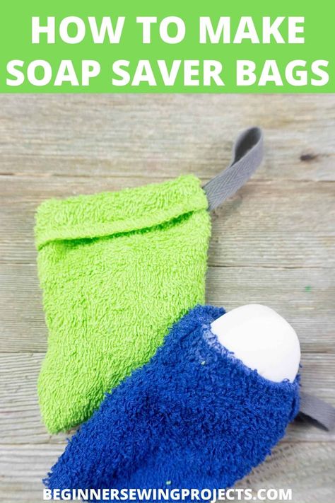 How To Make Soap Saver Bags – Beginner Sewing Projects Diy Soap Saver Bag, Diy Soap Saver, Sewing Projects Beginner, Diy Soap Pouches, Operation Shoebox, Beginner Sewing Projects, Soap Saver Bag, How To Make Soap, Soap Pouches