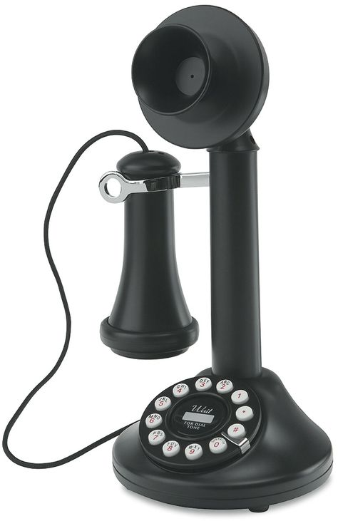 I want one of these 1920s old phones! Of course, it wouldn't work with my Bluetooth. LOL Candlestick Phone, Old School Phone, Antique Phone, Antique Telephone, Antique Candle Sticks, Phones For Sale, Vintage Phones, Vintage Telephone, Phone Booth