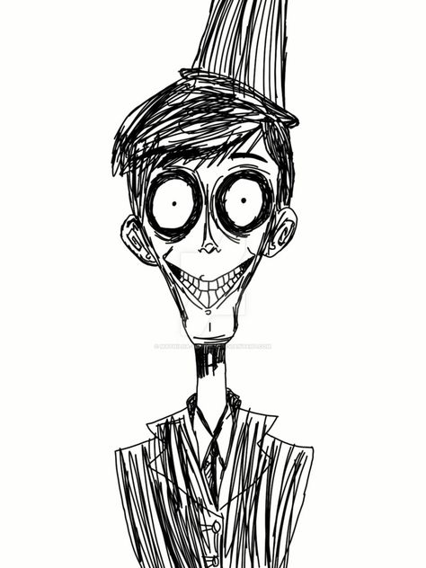 Tim Burton Style Drawings, Drawings Character Design, Tim Burton Sketches, Tim Burton Drawings Style, Tim Burton Artwork, Tim Burton Drawings, Tim Burton Characters, Tim Burton Style, Tim Burton Art